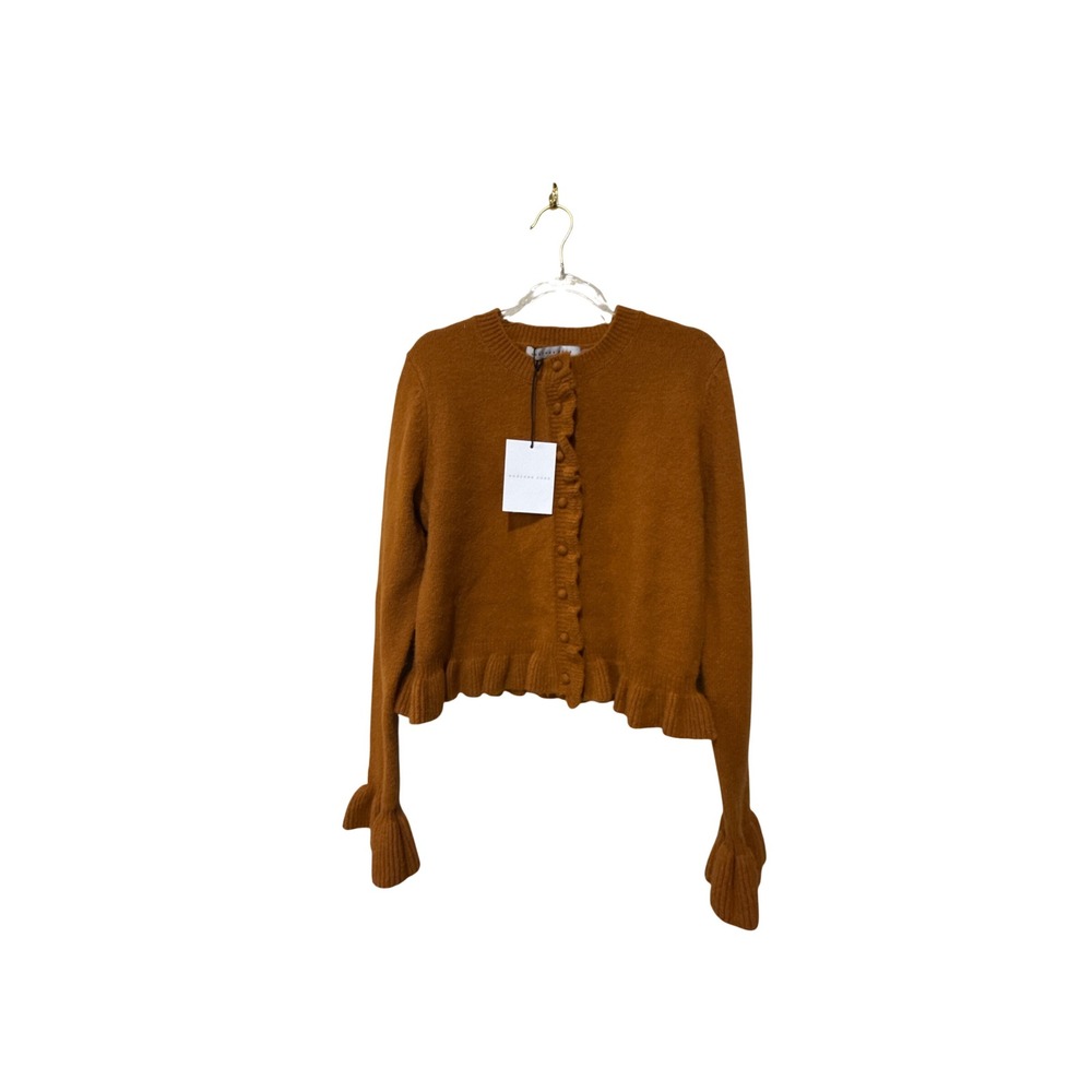 Endless Rose Ruffle Crop Cardigan Size Small - Picture 6 of 8